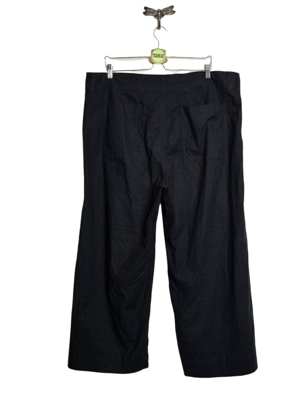 Maeve The Colette Pants Black Wide Leg Full Length 20W Magic Fabric - Picture 3 of 15